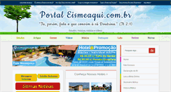 Desktop Screenshot of eismeaqui.com.br